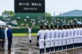 佐賀で夏の高校野球大会開幕、選手宣誓のみ実施