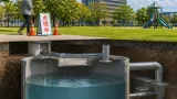 佐賀・武雄で公園に地下雨水貯留施設 浸水被害軽減へ整備完了