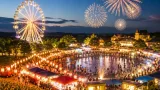 堺・ハーベストの丘で夏祭り、夜間開園とミニ花火で家族の夏を演出