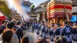 堺まつりが賑わい 火縄銃の祝砲と伝統のふとん太鼓披露