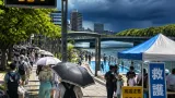 真夏の猛暑続く 山陰各地で35度超、午後の雷雨にも警戒を