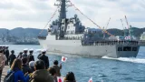 佐世保の護衛艦「きりさめ」出港 海賊対処活動で４度目の派遣