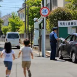 生活道路の法定速度が9月1日から時速30キロに引き下げ