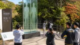 仙台・秋保に「ハイキュー!!」青根と二口のモニュメント設置、観光誘客に狙い