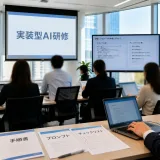 業務に“落とし込む”生成AI研修、実務で使える手順書まで提供