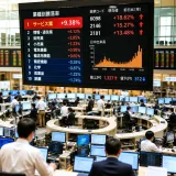 東証 サービス業が業種別騰落率でトップに浮上