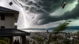 滋賀県南部に竜巻注意 積乱雲接近で突風や落雷に警戒を