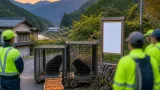 下北山村の集落でツキノワグマ2頭を捕獲 住民に警戒継続を呼びかけ