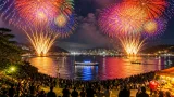 下関の夜空を彩る 関門海峡花火大会が競演で夏の風物詩に