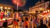 高松・大島青松園で夏祭り 阿波おどりと花火でにぎわう