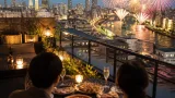 会場近くのホテルで特別席 隅田川花火をディナー付きで鑑賞できるプラン