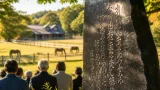 外山牧場の150年を刻む石碑 賢治の短歌を刻印し地域史を顕彰