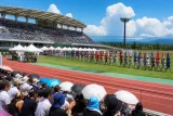 富山で夏の高校野球開幕 ３９校が力強く行進