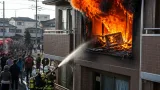 豊橋で共同住宅火災 火元はパソコン、居室全焼で２人搬送