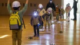 津で忍術を活用した子ども向け防災体験、実践で避難行動を習得