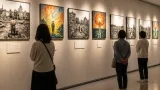 津で戦争展開幕 空襲記録と広島高校生の「原爆の絵」を展示