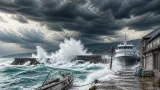奄美を中心に長期の荒天警戒 台風13号が接近、波高10メートルの予想も