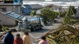 台風上陸、茨城で強風と断水 女性4人が負傷