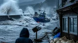 台風15号 能登は高潮に厳重警戒を