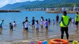 海を通じた交流、長野の児童が名立で親睦を深める