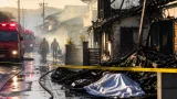 宇佐の住宅火災で遺体、身元確認急ぐ 大分でも職員住宅が焼け住民搬送
