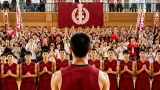 八幡商、甲子園へ壮行 桑原主将「ベスト8目指す」と力強く表明