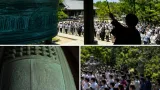 山口・興隆寺で平和祈念の鐘打ち行事 日常の大切さを再確認