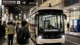 四日市中心部で自動運転バス実験開始 真夏・夜間の運行でバッテリー消耗確認