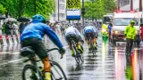 四日市で降雨の中、全国ジュニア自転車大会が開催