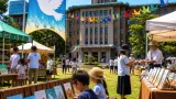 横浜市役所で「横浜ピース・フェスタ」開催、芝生広場で平和を学ぶ