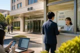 街頭活動が縁となり病院が面談 総務補佐としての期待示す