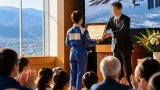 県民栄誉賞を受けた宇宙飛行士が佐久で報告会
