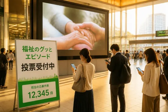 福祉の“心温まる体験”を都民投票で選出、映像化で職場周知へ