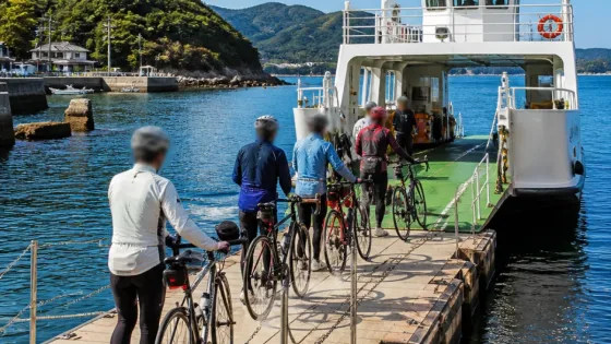 福山の自転車道「しおまち海道」に鞆―沼隈航路を導入へ