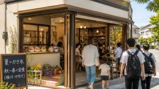東大阪・弥刀に親子で寄れるかき氷と定食の新店開業