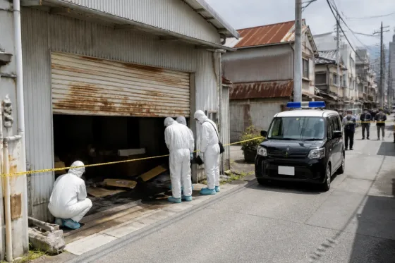 広島市西区の倉庫で腐敗遺体、身元特定と経緯を捜査
