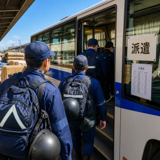 静岡県警の特別部隊が熊本地震被災地へ 被災者支援に9人を派遣