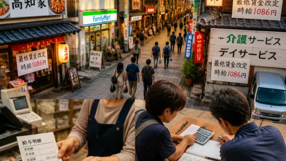 最低賃金改定で高知は時給1086円に、地域経済への影響を探る
