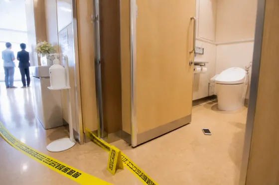 郡山の病院女子トイレで盗撮疑い、出入り業者の男を逮捕