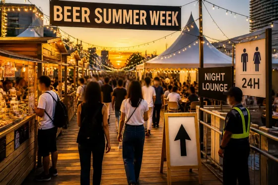 松戸駅西口でクラフトビールフェス、夏のにぎわい始まる