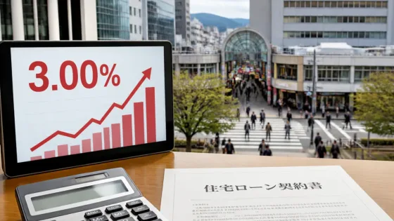 盛岡にも波及するか 長期金利３％台回復の影響と見通し