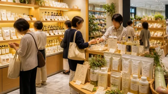 名古屋・松坂屋のオーガニック店、化粧品と食品で生活提案を強化