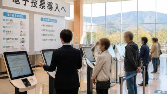 那須町、来年２月に県内初の電子投票を実施へ