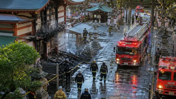 西宮・西宮神社境内で火災 けが人はなし