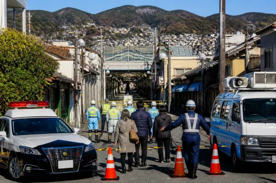 沼津で市街地想定の緊急銃猟訓練を実施 通報から駆除まで確認