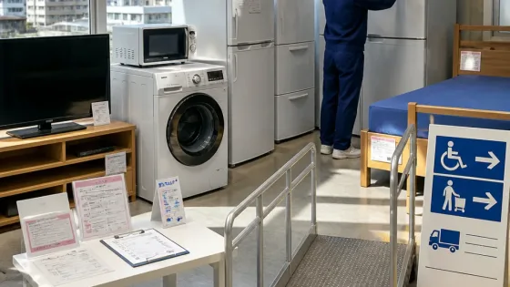 中古家電で障がい者の新生活支援 松山の三福快適生活が販売開始