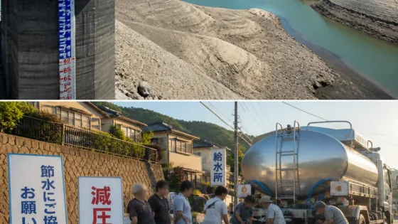 佐世保南部、渇水で減圧給水開始 生活影響広がる