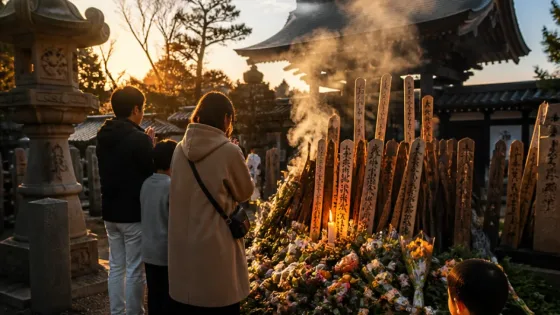 仙台・龍宝寺で続く「ぼんと祭」 先祖を送る伝統を子どもと共に