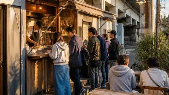 船橋駅近くにタコス屋台風「サンズ・タケリア」出店