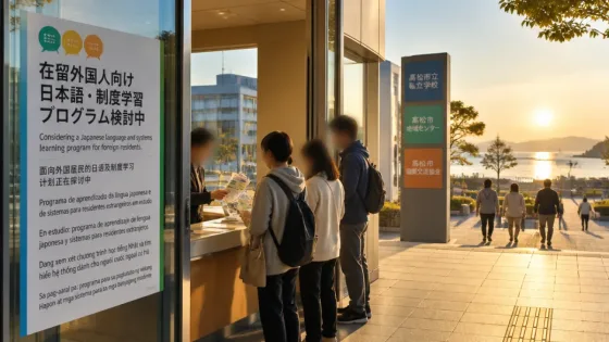高松地域に波及するか 在留外国人の日本語学習制度検討開始